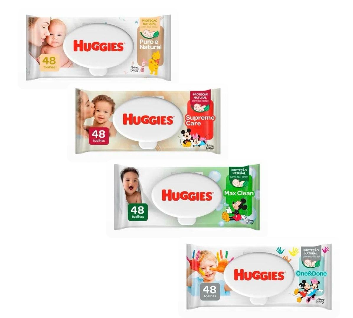 Lenço Umedecido Huggies 48 Unidades