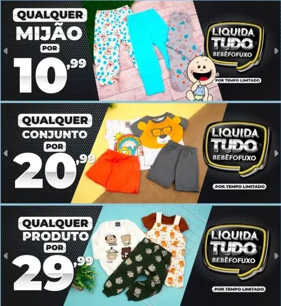 Liquida tudo - Bebê fofuxo