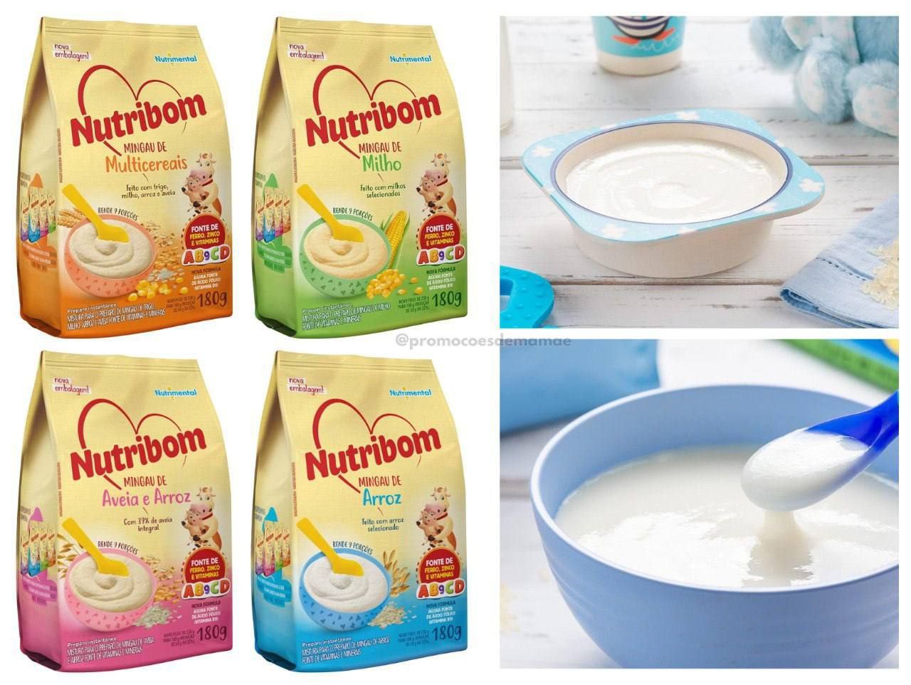 Mingau Nutribom 180g cada