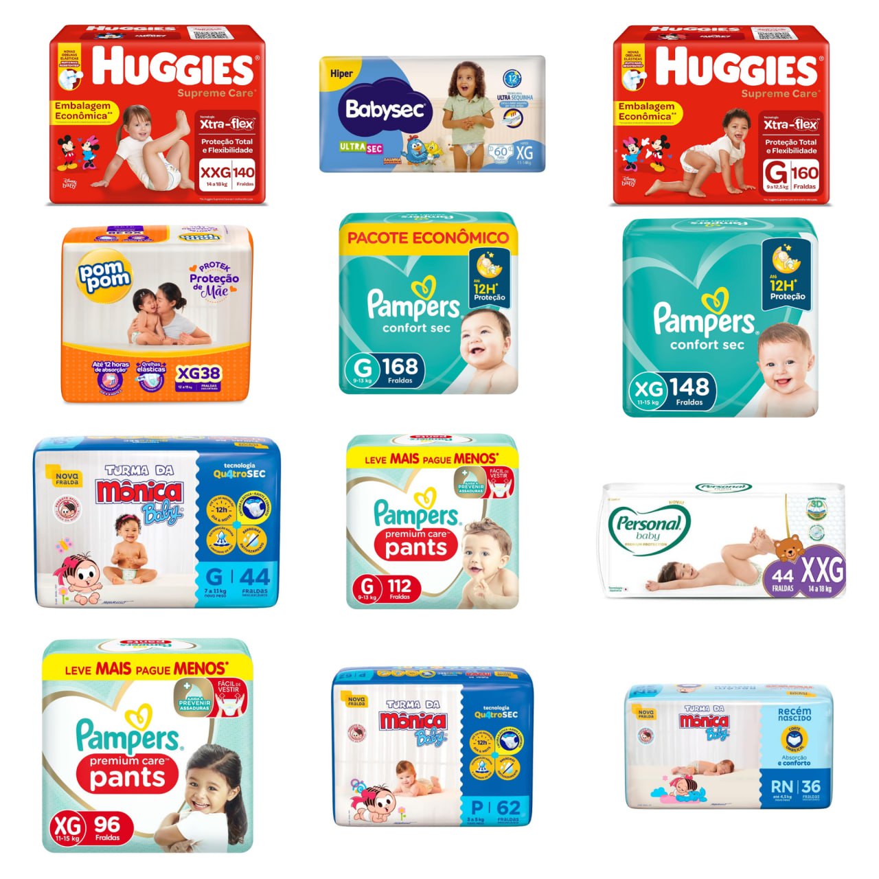 OFERTAS EM FRALDAS PARA O BEBÊ