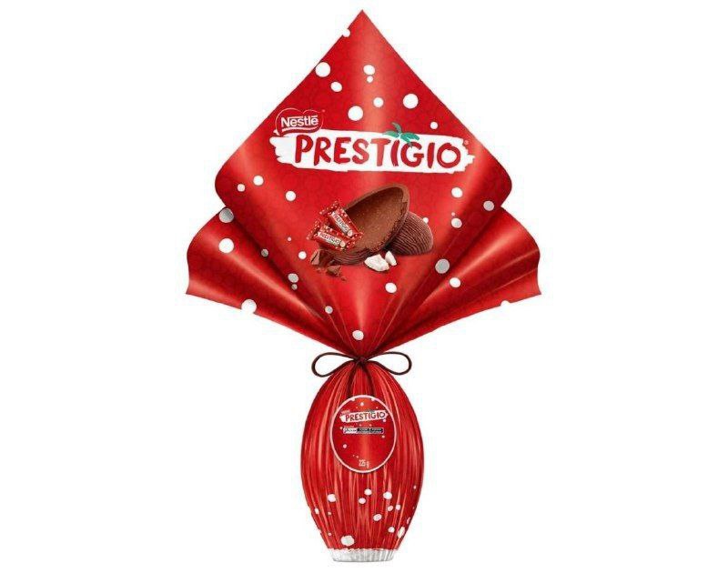Ovo De Páscoa Chocolate Ao Leite Com Coco Prestígio Nestlé 225g