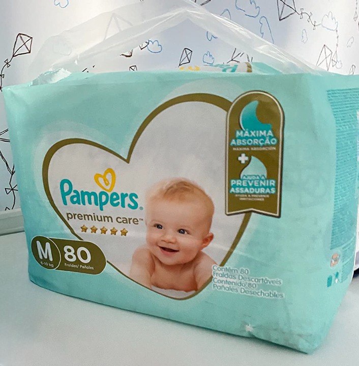 Pampers Fraldas Premium Care M 80 Unidades Em Promoção No Mamãe Pechincha