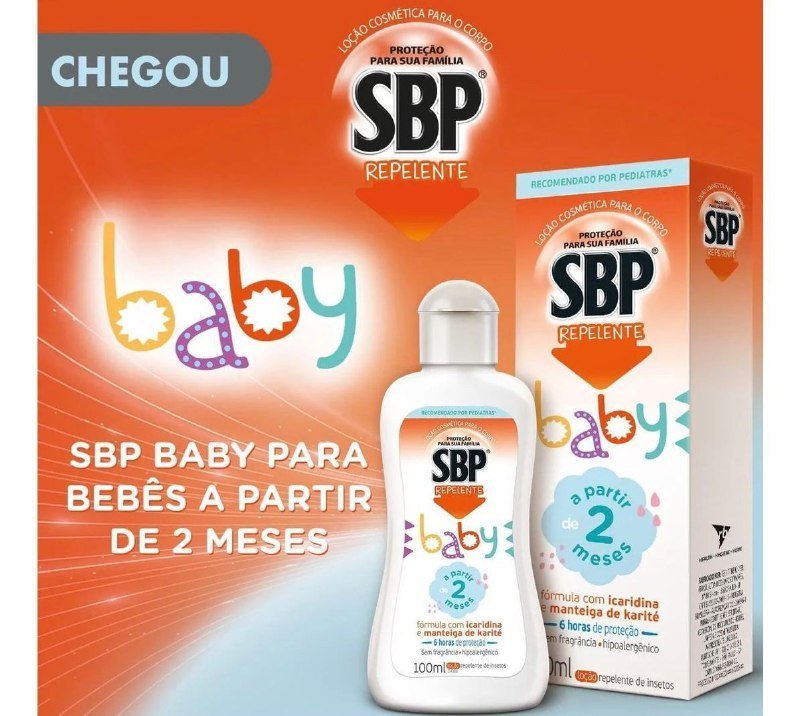 Repelente Sbp Baby A Partir De 2 Meses Loção 100ml