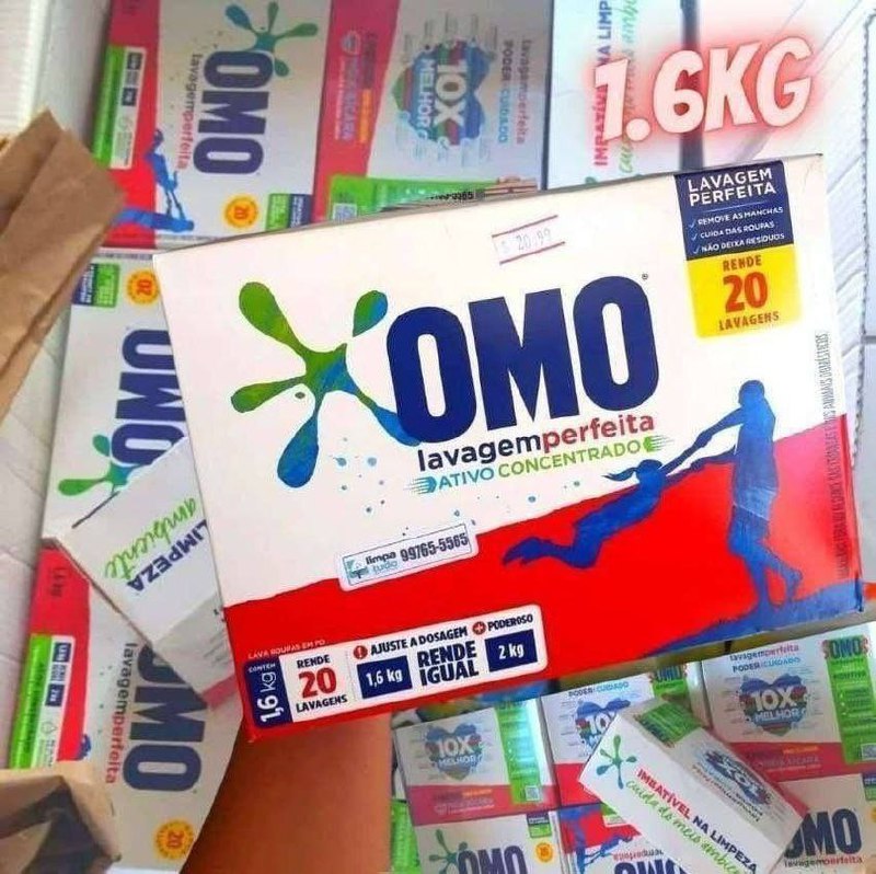 Sabão em Pó Omo Lavagem Perfeita, 1,6kg