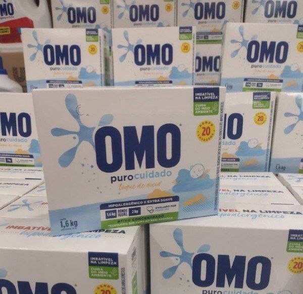 Sabão em Pó Omo Puro Cuidado Toque de Aveia - 1,6Kg