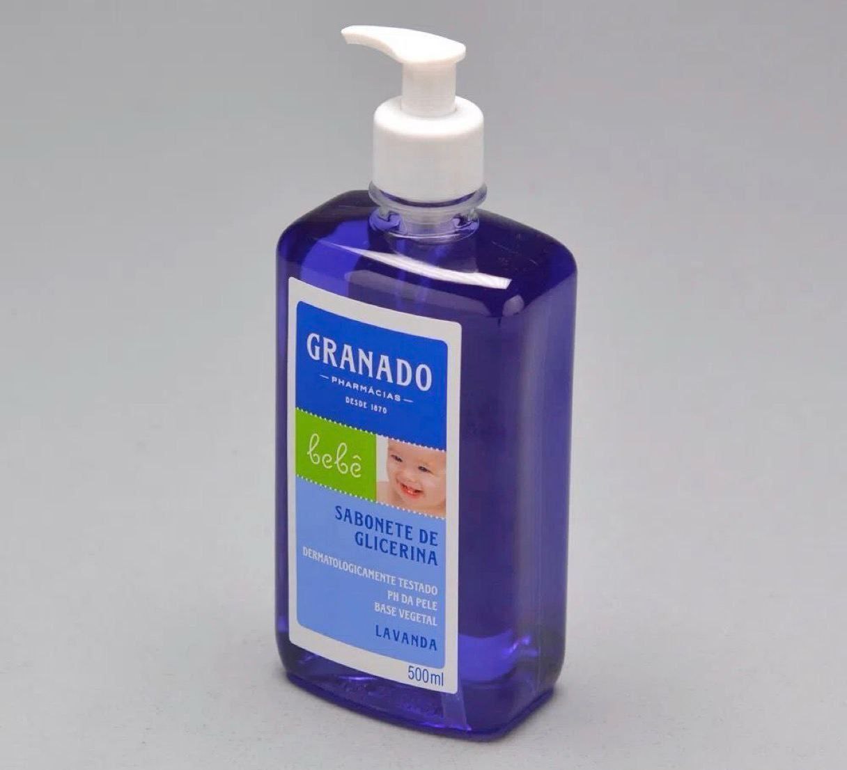 Sabonete Líquido Glicerinado Bebê Lavanda Granado Grandão 500ml