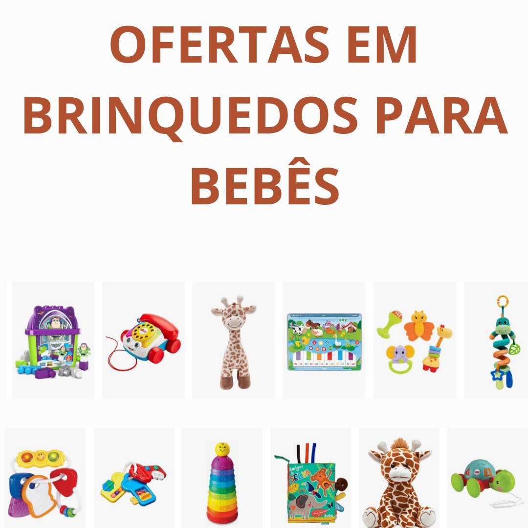 SELEÇÃO DE BRINQUEDOS PARA BEBÊS