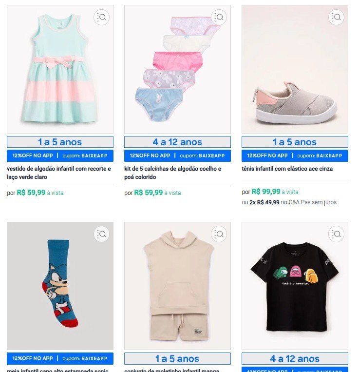 SEMANA DO CONSUMIDOR C&A. 👚👕👶🏼🚼