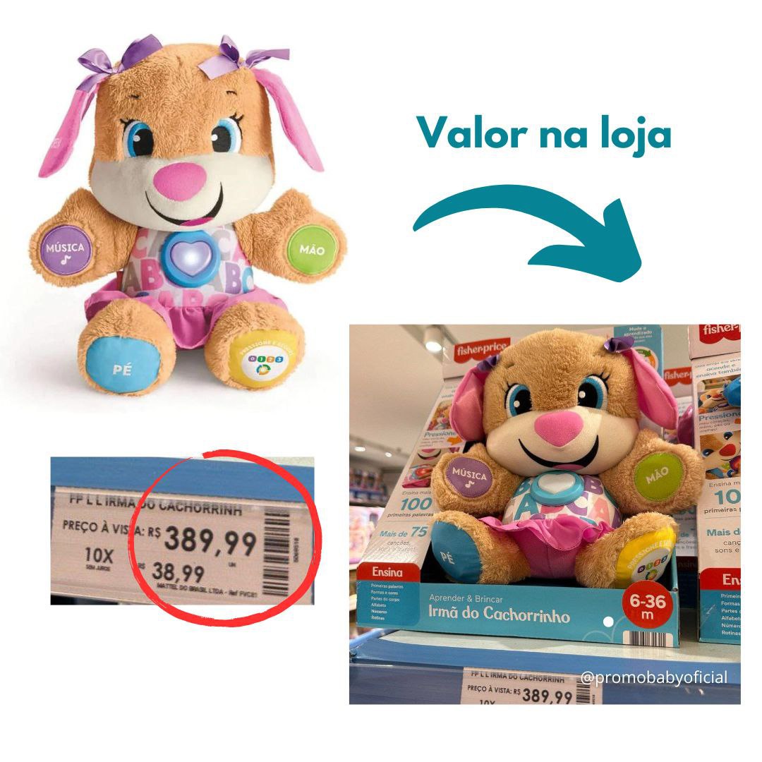 Smart Stages, Irmã do Cachorrinho Aprender e Brincar, Fisher Price