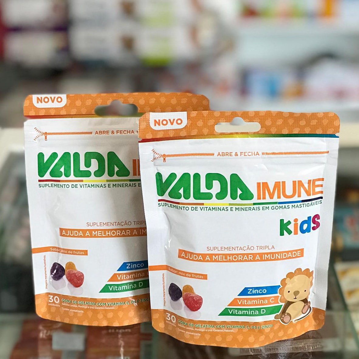 suplemento de vitaminas e minerais feito em gomas mastigáveis🥰
