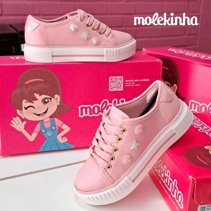 Tênis Infantil Molekinha II Feminino (26 ao 36)