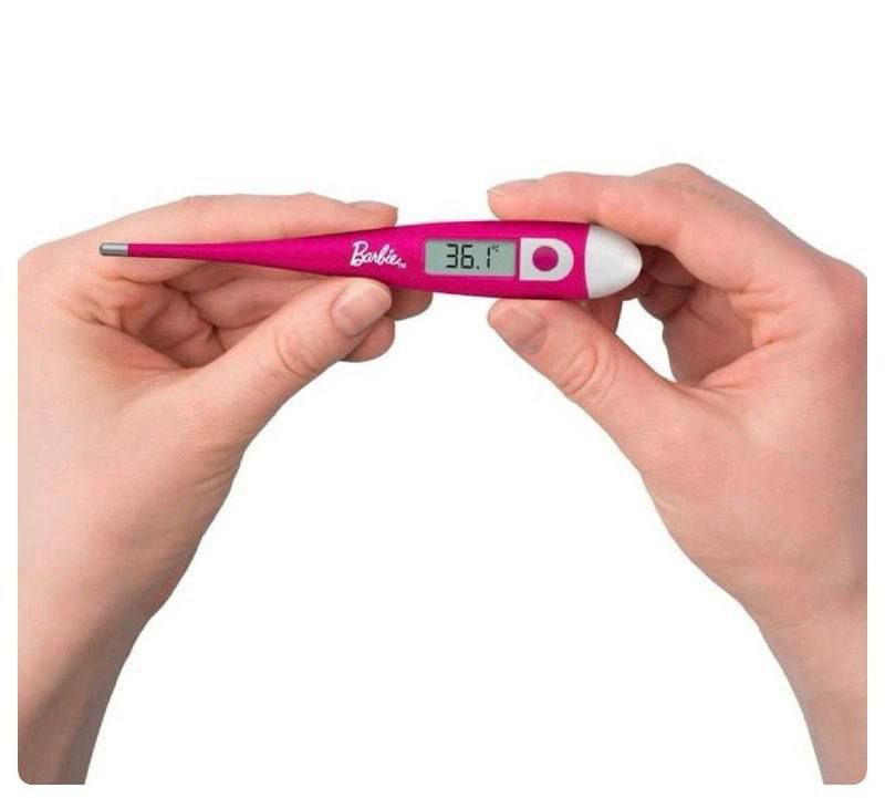 Termômetro Digital Barbie Mattel - Multilaser Saúde - HC202