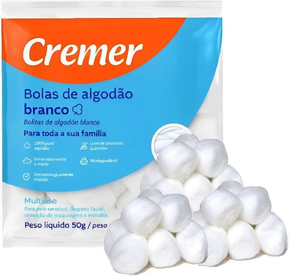 Algodão Cremer Bolas Cremer 50G