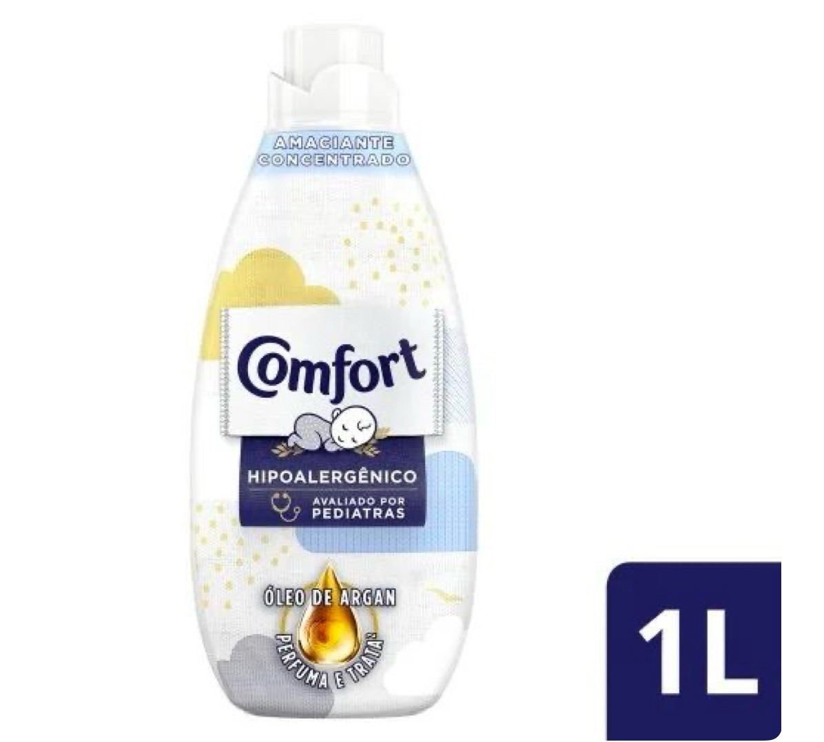 Amaciante Concentrado Comfort Puro Cuidado 1L
