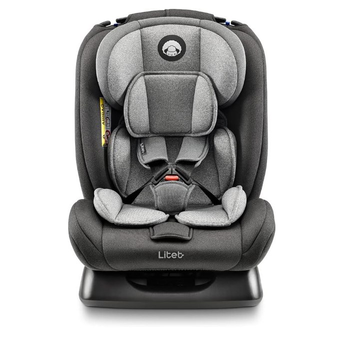 Cadeira Para Auto 0-36 Kg Litet Mass Preta e Cinza - BB458
