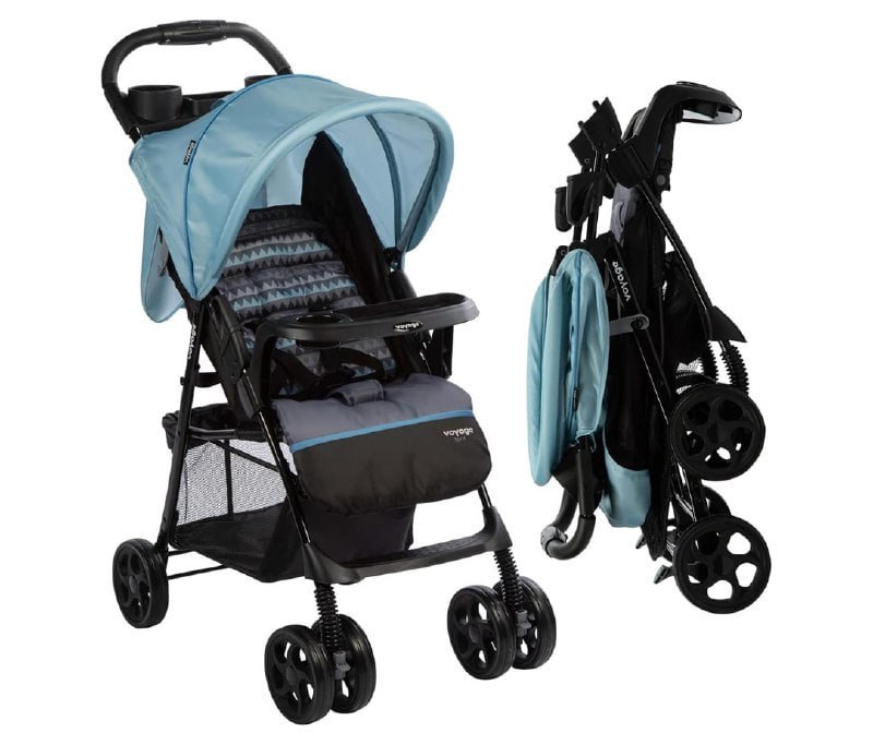 Carrinho de Bebê Passeio Voyage Spot Azul