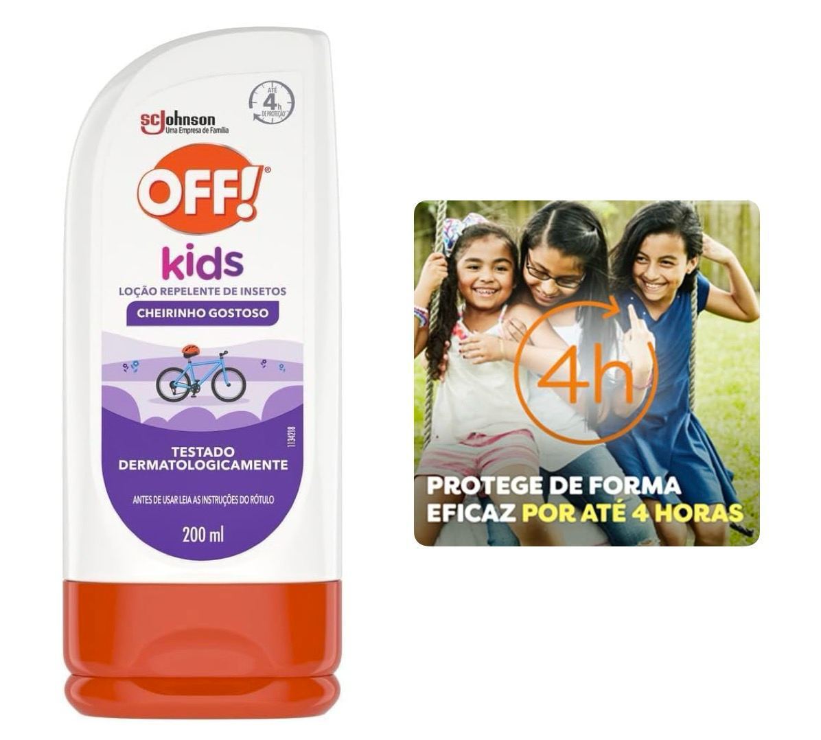 Embalagem maior de 200ML