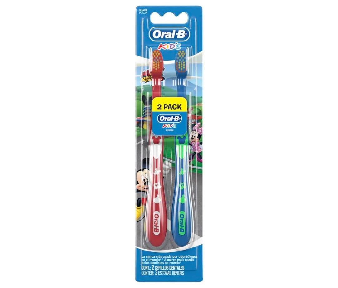 Escova Dental Oral-B Mickey 2 Unidades