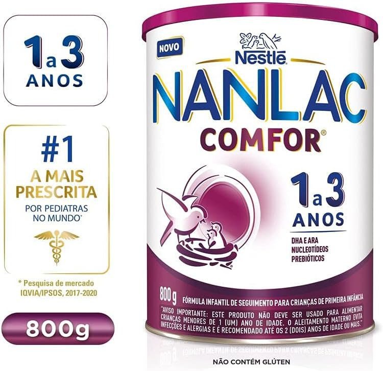 Fórmula Infantil Nanlac Comfor 800g