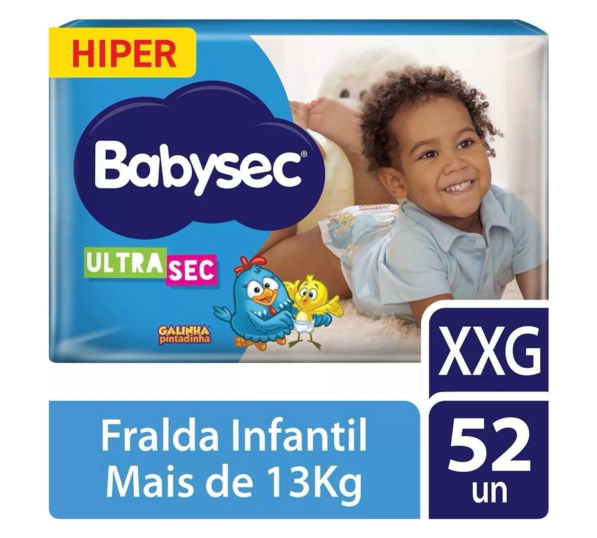 Fralda Babysec Ultrasec XXG 52 unidades