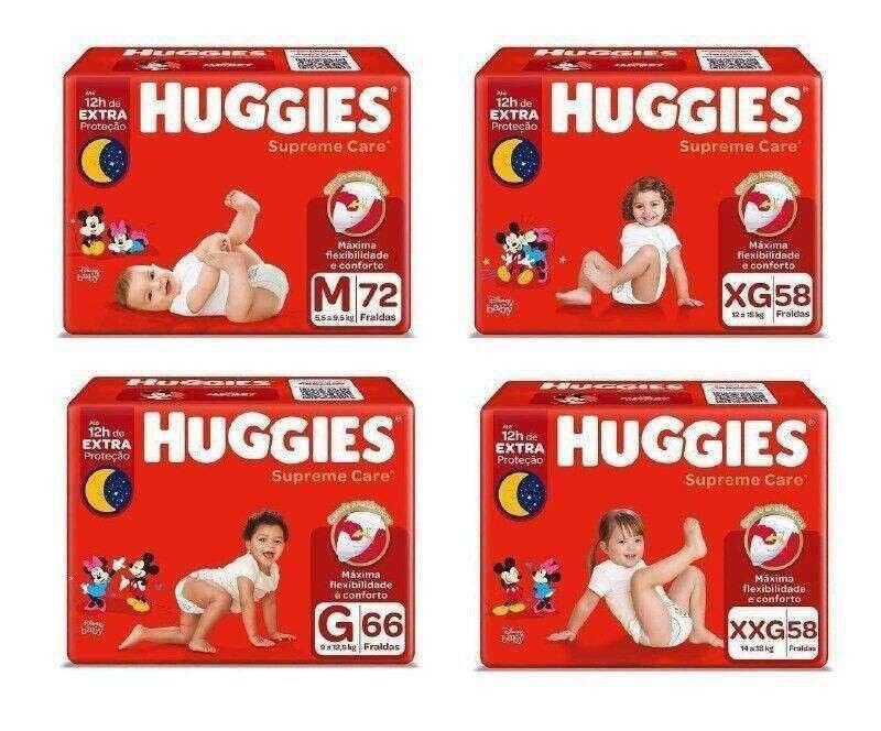 Fralda Huggies Supreme Care