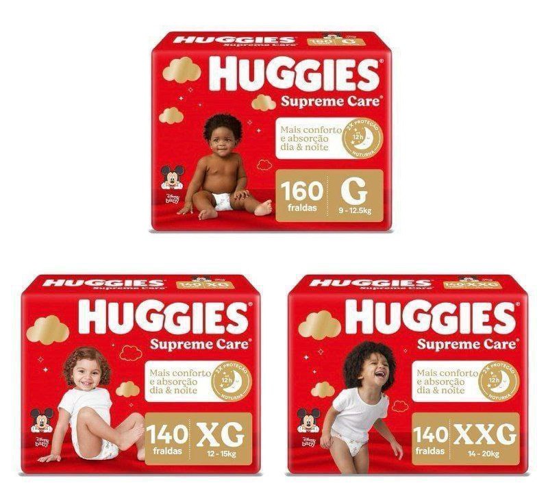 Fralda Huggies Supreme Care