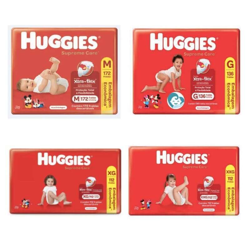 Fralda Huggies Supreme Care Giga