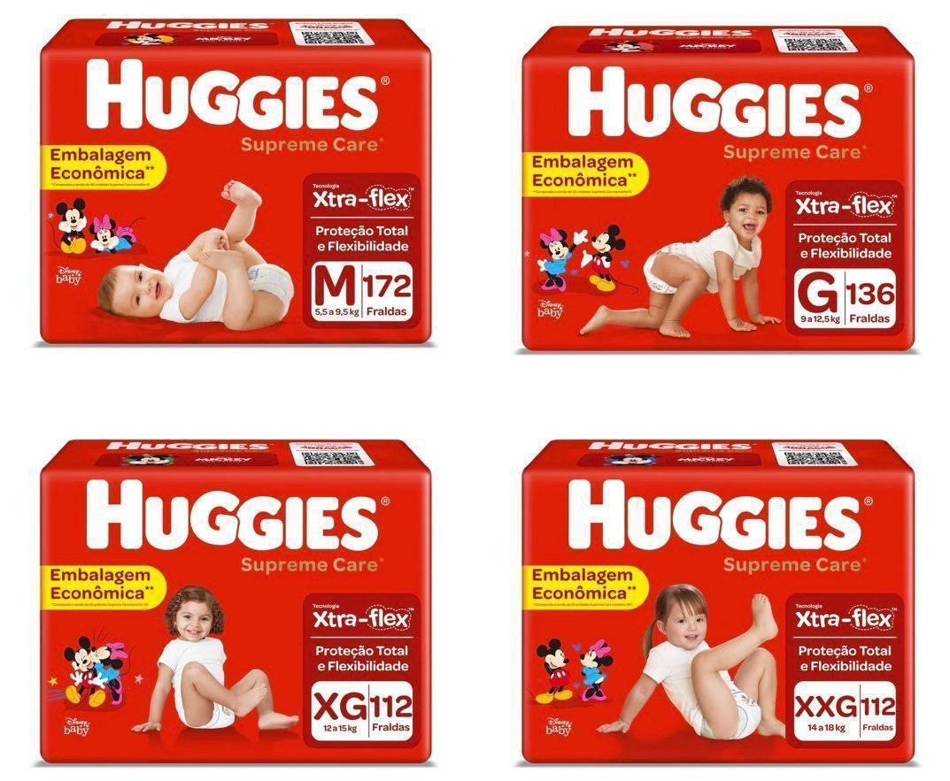 Fralda Huggies Supreme Care Giga