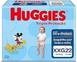 Fralda Huggies Tripla Proteção XXG 22 unidades