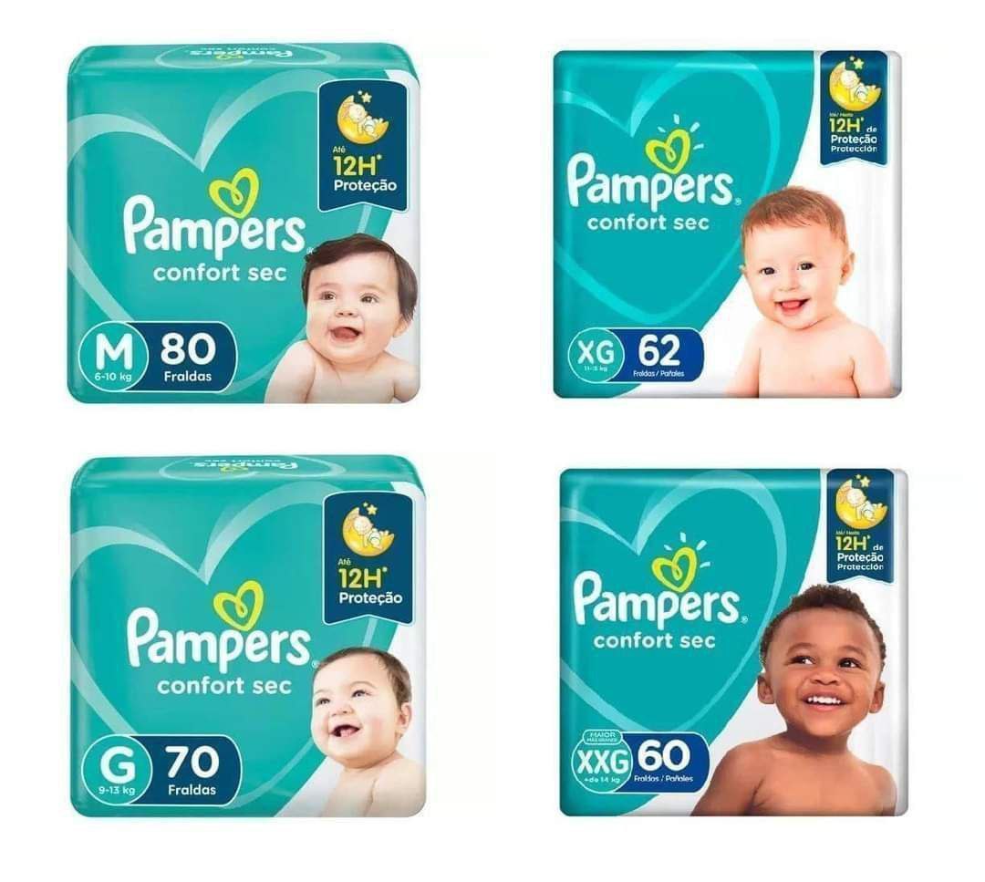 Fralda Pampers Confort Sec
