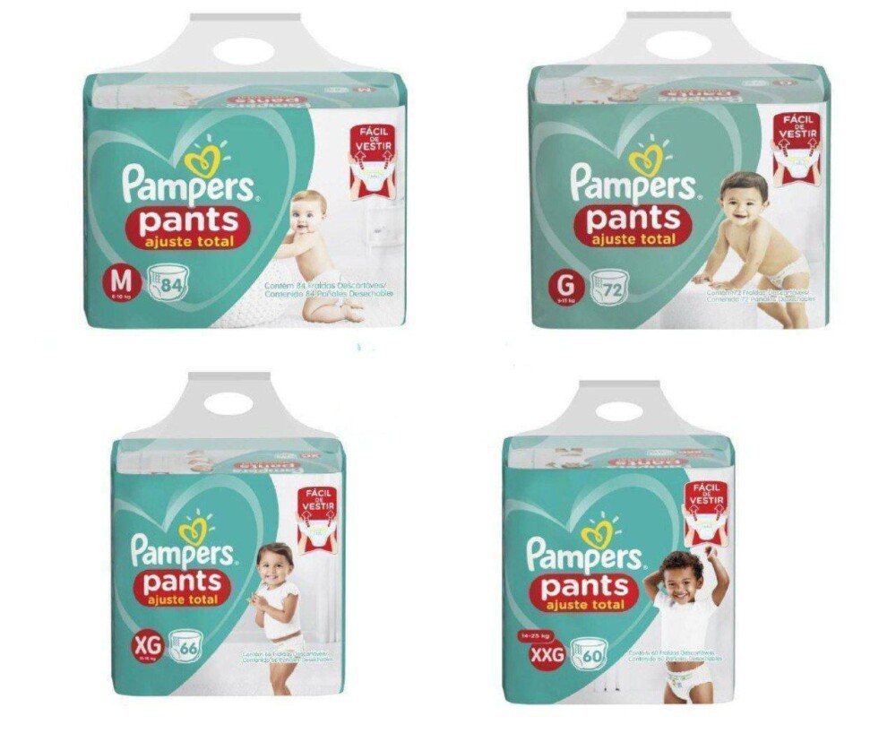 Fralda Pampers Pants Ajuste Total