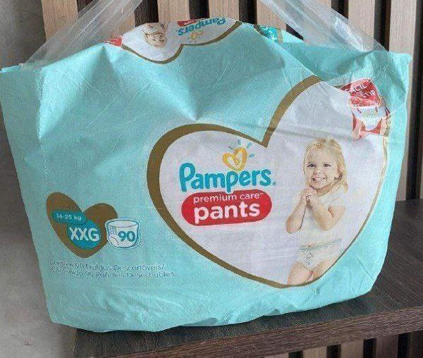 Fralda Pampers Pants Premium Care XXG 90 unidades