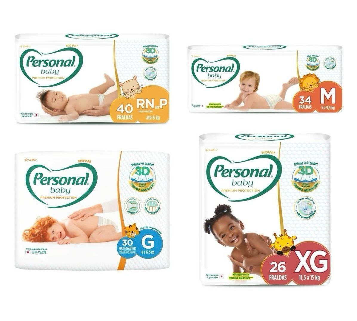Fralda Personal Baby Premium Protection 