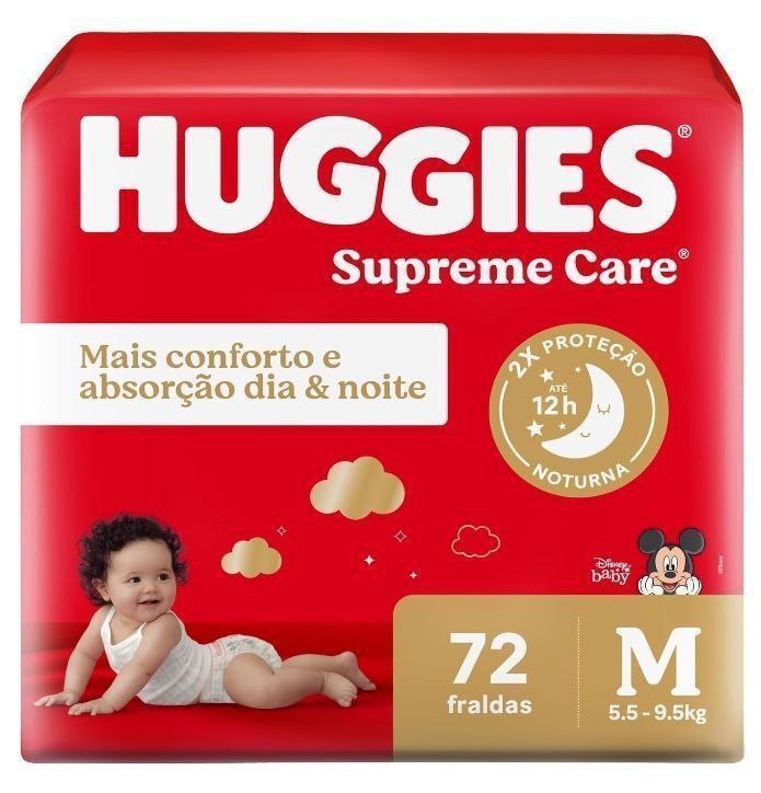HUGGIES Fralda Huggies Supreme Care M 72 Unidades