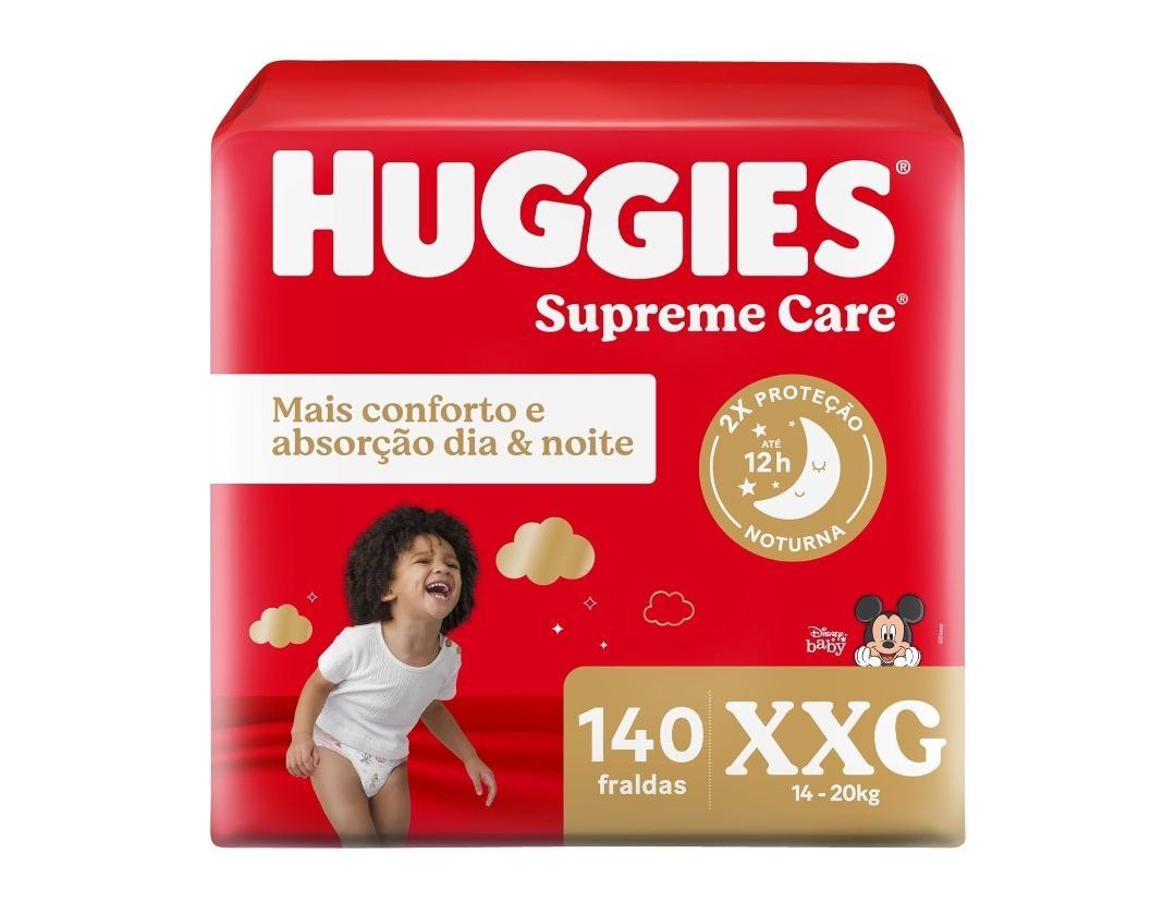 Huggies Fralda Supreme Care XXG 140 Un