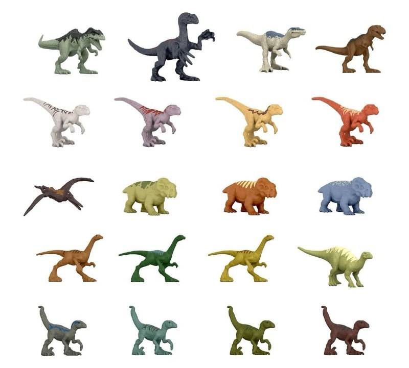 Jurassic World Multipack 20 Mini Dinossauros