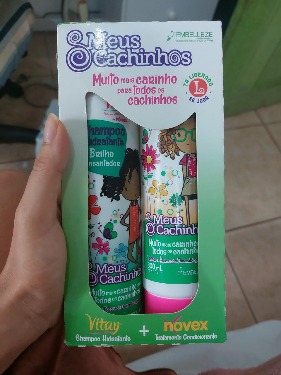Kit Shampoo e Condicionador Novex Meus Cachinhos 300ml