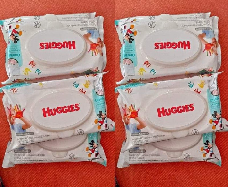 Lenços Umedecidos Huggies One&Done - 192 Unidades