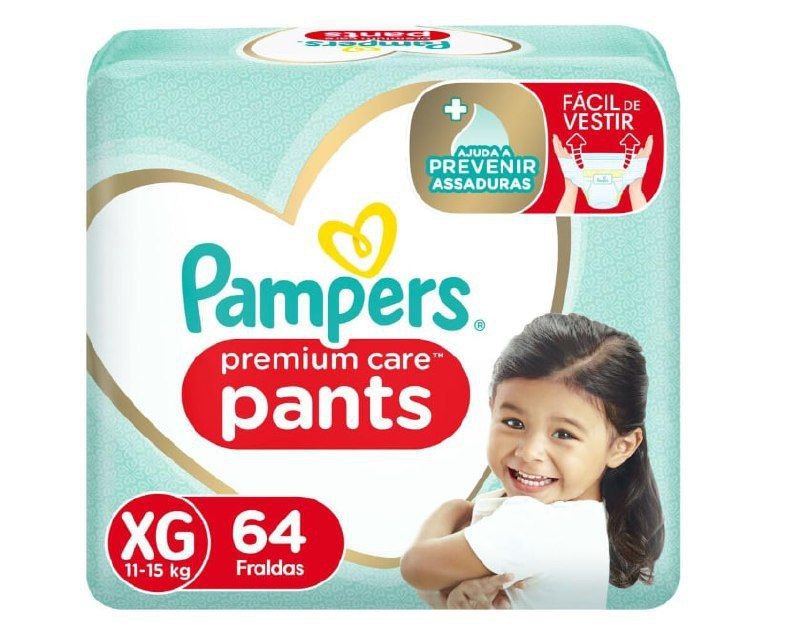 Pampers Fralda Pants Premium Care Xg 64 Unidades