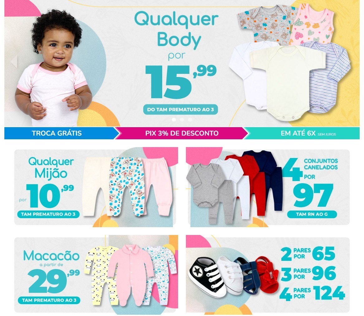 👶🏼🤰🏻 Para montar o ENXOVAL do BEBÊ!