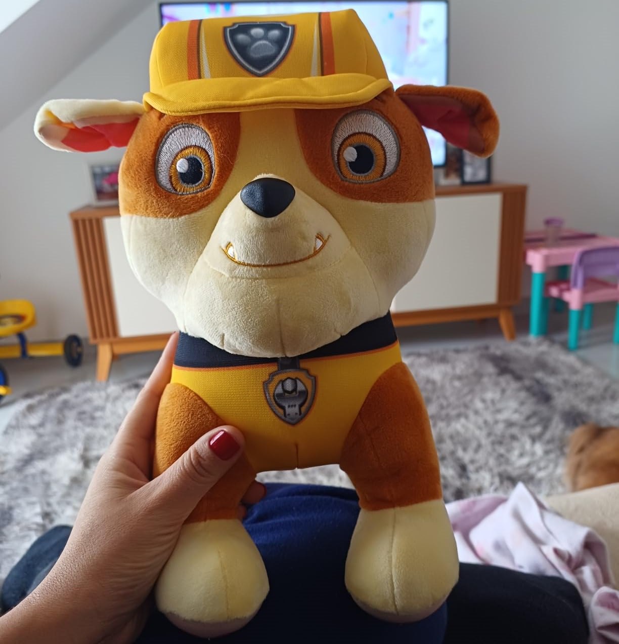 Pelúcia Paw Patrol, Rubble, Sunny, 12"