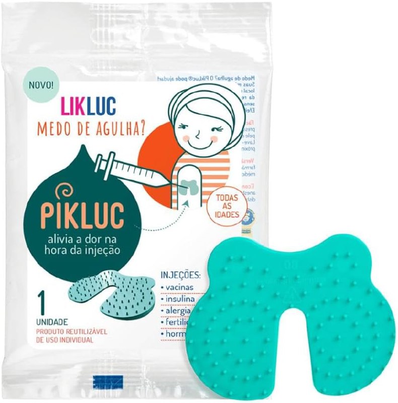Pikluc - aparelho para alívio da dor de injeção, Likluc