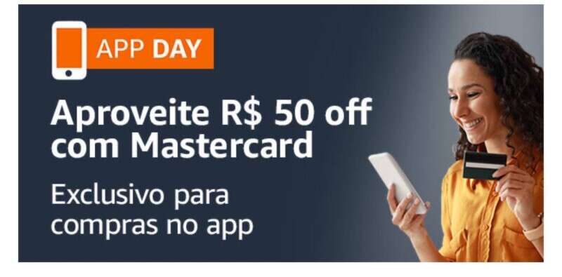 R$ 50,00 de desconto em compras acima de R$ 250