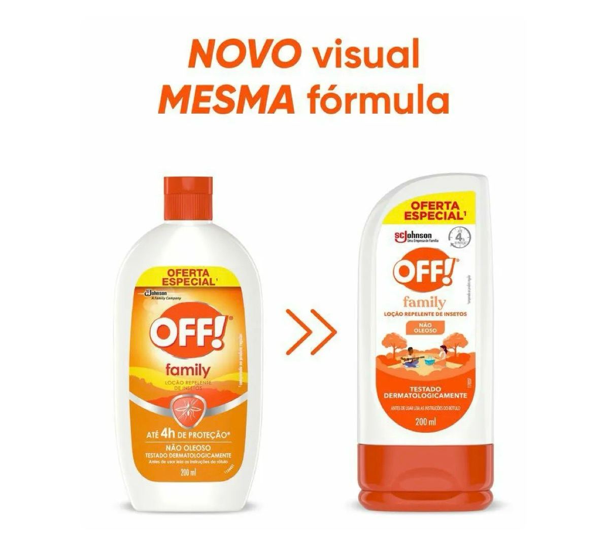 Repelente OFF! Family Loção 200ml (A partir de 2 anos)