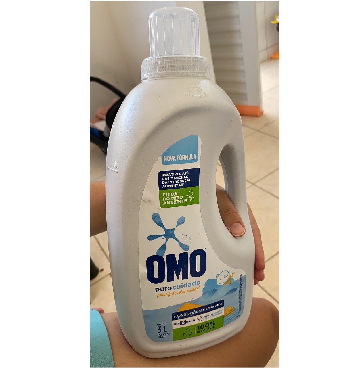 Sabão Líquido Omo Puro Cuidado 3L