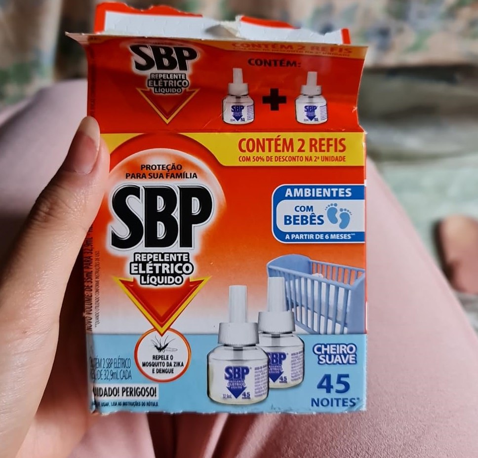 SBP Repelente Elétrico Líquido Cheiro Suave com 2 unidades de 35ml