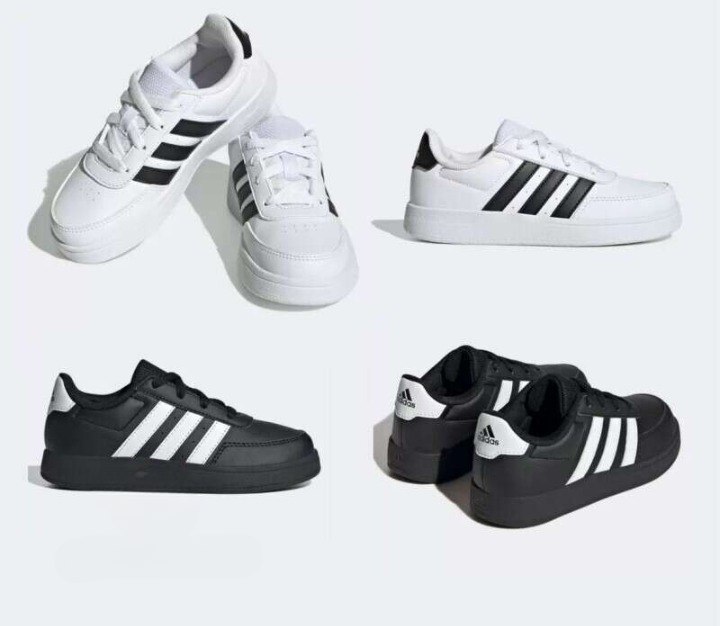 Tênis Infantil Adidas Breaknet Lifestyle Court Lace - Tam 26 ao 36