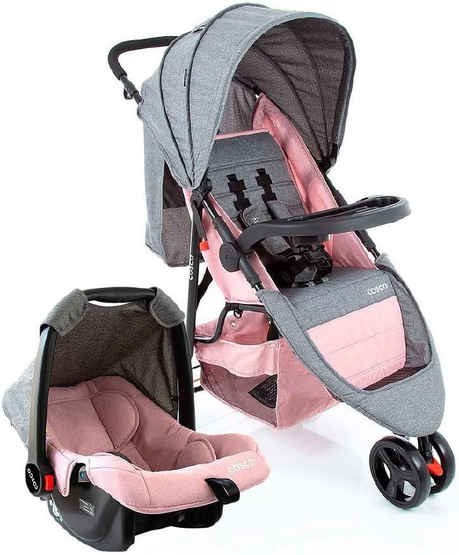 Travel System Jetty Duo Cosco, Rosa