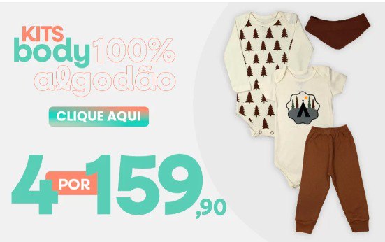 😍 4 Kits Body por R$159,90