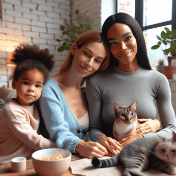 Mães que têm gato